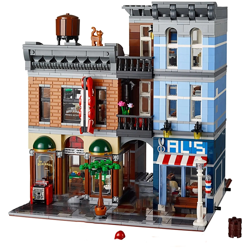 LEJI 99088 A19090 Detective's Office Building Blocks 2262pcs Bricks Toys 10246 From China