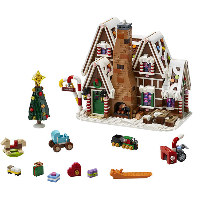 Custom X19075 Expert Series Gingerbread House Bricks Toys 10267  From China
