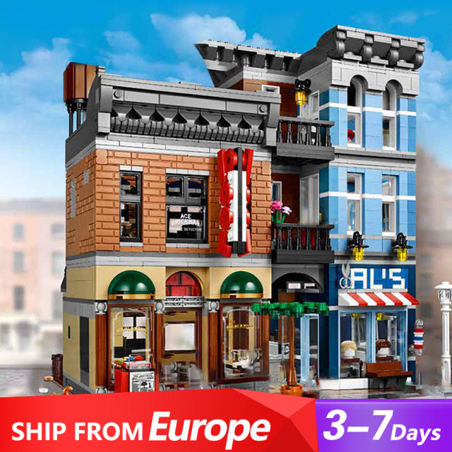 LEJI 99088 Detective's Office 2262pcs Building Blocks Bricks Toys 10246 From Europe 3-7 Days Delivery