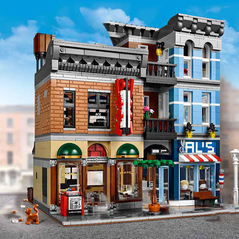 LEJI 99088 A19090 Detective's Office Building Blocks 2262pcs Bricks Toys 10246 From China