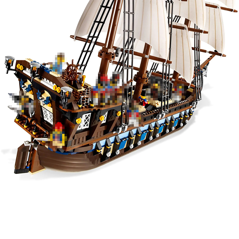 KING 19022 Imperial Flagship Caribbean Pirate Series Creator Expert 1664pcs Ship from China 10210