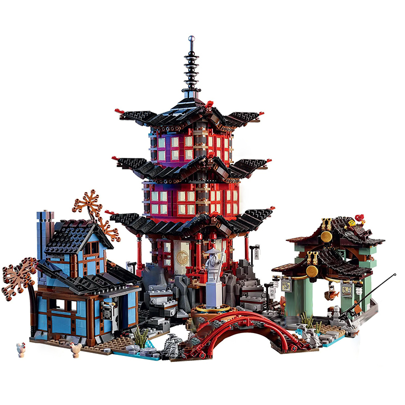 Ninja Series Temple of Airjitzu Ninja Thunder  Swordsman Building Blocks Bricks 70751 Toys From China