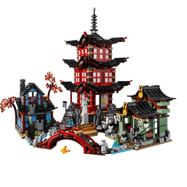 Ninja Series Temple of Airjitzu Ninja Thunder  Swordsman Building Blocks Bricks 70751 Toys From China