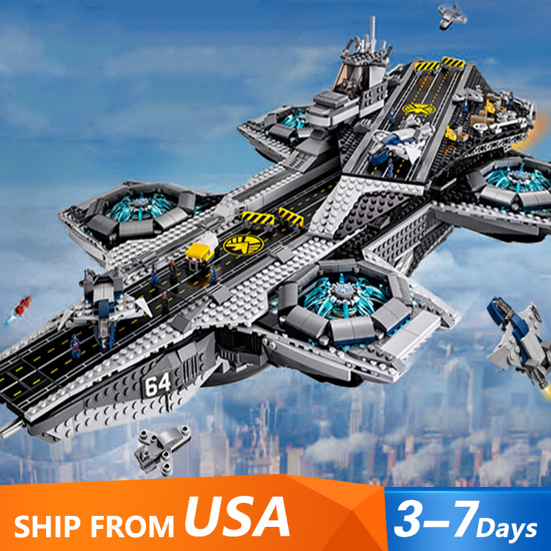 Custom 86000 The Shield Helicarrier Building Blocks 2996pcs Bricks 76042 from USA 3-7 Days Delivery