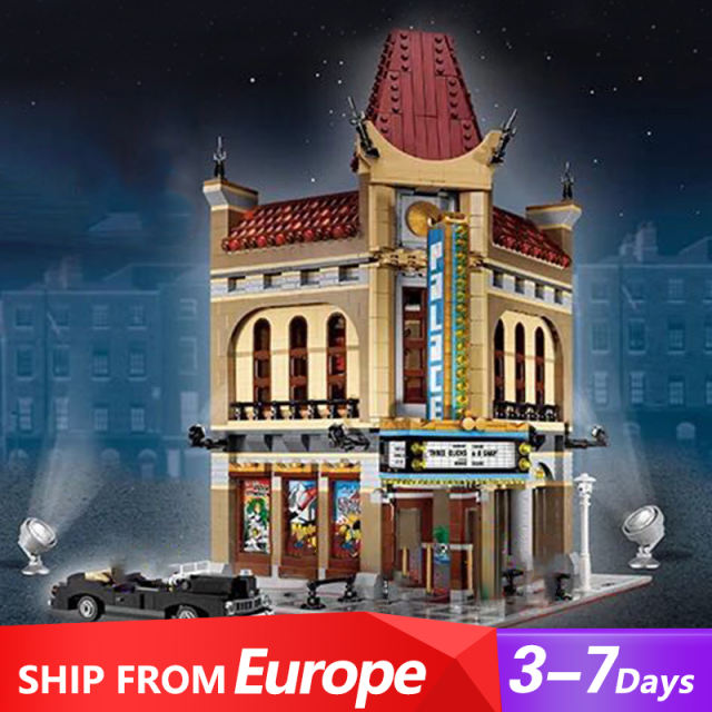 Custom 99012 Palace Cinema Creator Builidng Block Brick Toy 2196pcs 10232 from Europe 3-7 Day Delivery