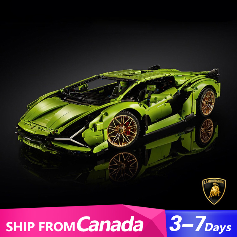 [Pre-sale by 12th] Custom 81996 / Customized 002 Super Car Sián FKP 37 Technic 3696±pcs Building Block Brick 42115 from  Canada 3-7 Day Delivery