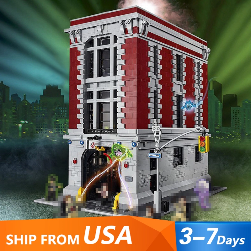 Custom 63444 Firehouse Headquarters Movie 75827 Building Block Brick 4702±pcs USA 3-7 Day Delivery