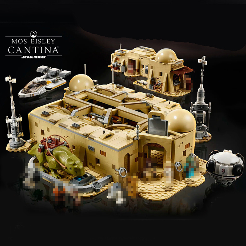 KING 60016 Mos Eisley Bar Building Blocks 3187pcs Bricks Toy Model 75290  From China