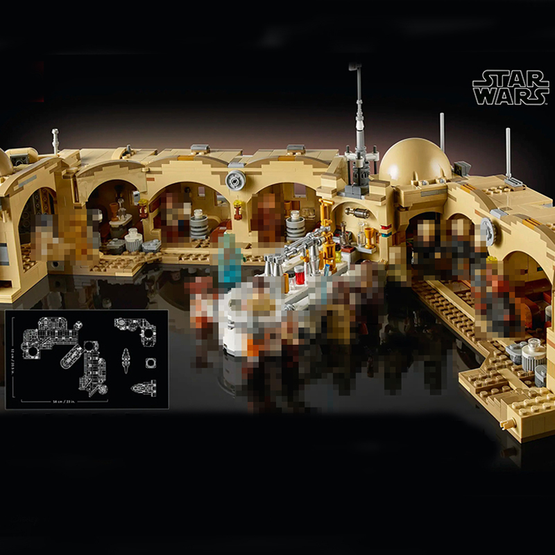 KING 60016 Mos Eisley Bar Building Blocks 3187pcs Bricks Toy Model 75290  From China