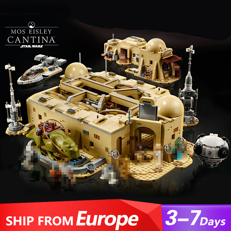 Custom A19078 / KING 60016 Mos Eisley Bar Building Blocks 3187pcs Bricks 75290 From Europe 3-7 Days Delivery