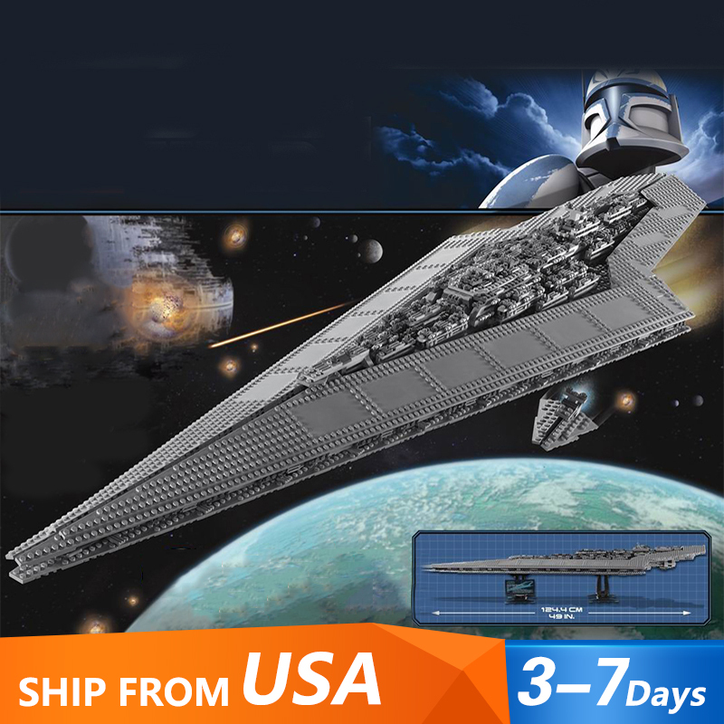 LIONKING180008 UCS Super Star Destroyer Star Wars 10221 Building Block Brick 3152±pcs USA 3-7 Day Delivery