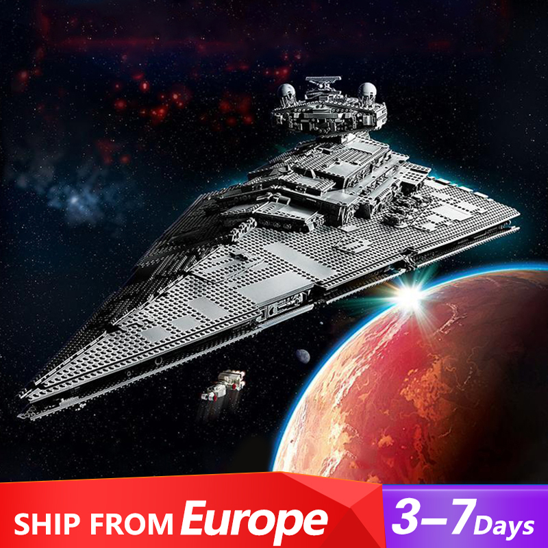 Customized 99013 / 88602  Imperial Star Destroyer Star Wars Movie 5278pcs 75252 from Europe 3-7 Days Delivery