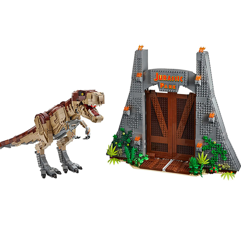 LARI 11338 Jurassic Park T. rex Rampage Building Blocks 3120pcs Bricks Toys 75936 Ship From Europe 3-7 Days Delivery