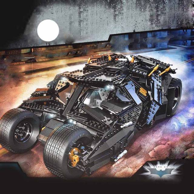 DC Super Heroes Batman Chariot The Tumbler Joker Building Blocks 1869pcs Bricks 76023 Toy From China