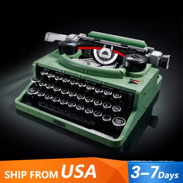 KING 66886 Typewriter Ideas 21327 Building Block Brick 2079±pcs from USA 3-7 Days Delivery
