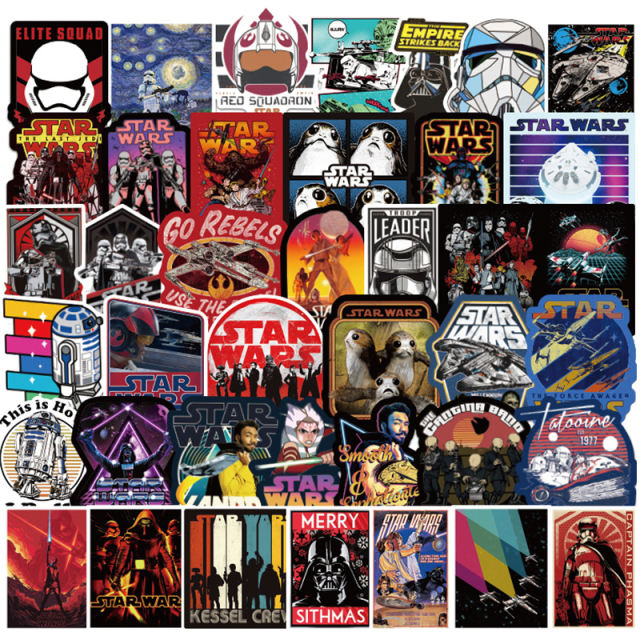 100 Pieces Star Wars Stickers Water-Proof from China