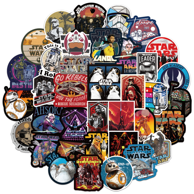 100 Pieces Star Wars Stickers Water-Proof from China