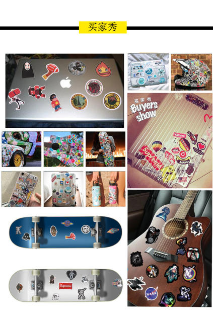 50 Pieces FALLOUT Stickers Water-Proof Fashion Aesthetic Motorcycle Phone Car Skateboard Laptop Sticker From China