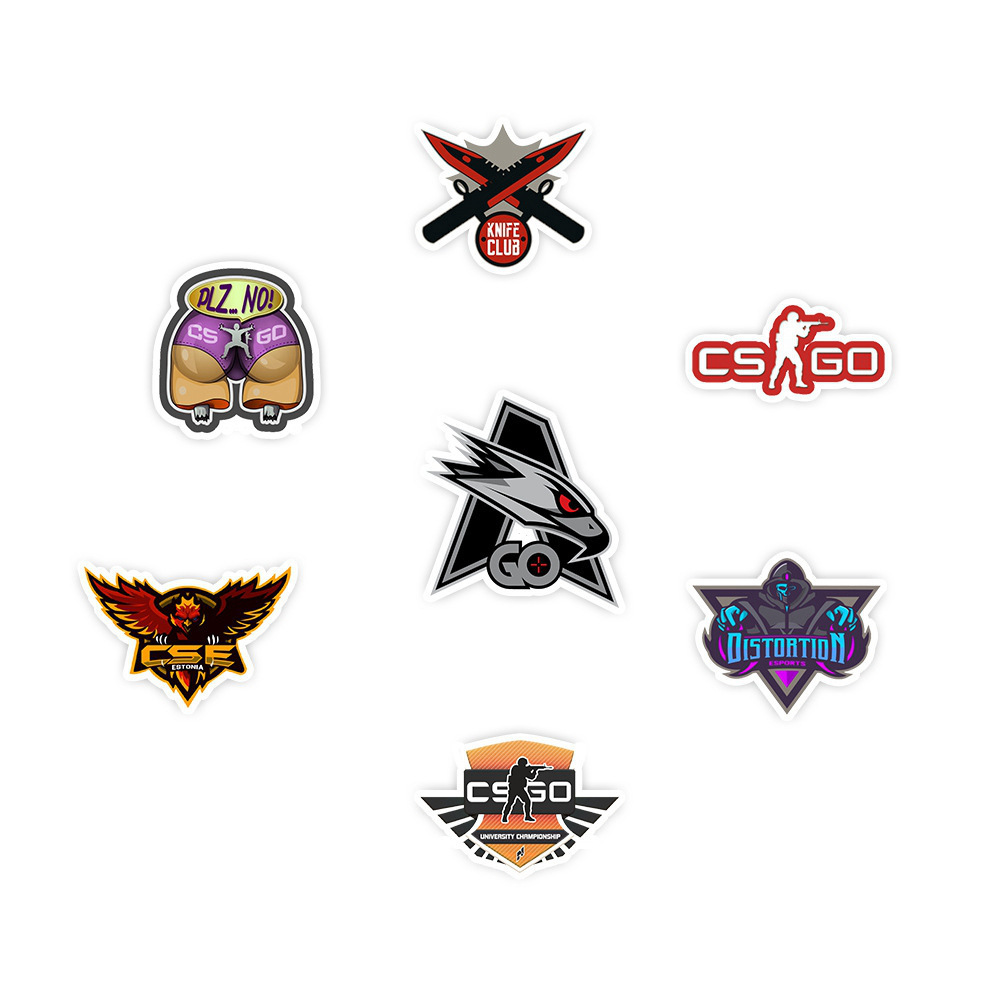 50 Pieces Among Us Stickers Water-Proof Fashion Aesthetic Motorcycle Phone Car Skateboard Laptop Sticker From China