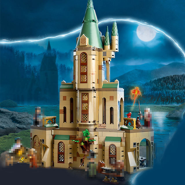 Custom 6402 Hogwarts: Dumbledore's Office Harry Potter Movie 76402 Building Block Bricks 654±pcs from China