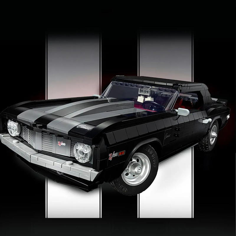 [Pre-sale] Custom 71006 Chevrolet Camaro Z/28 1969 Technic Car Model 10304 Building Block Bricks