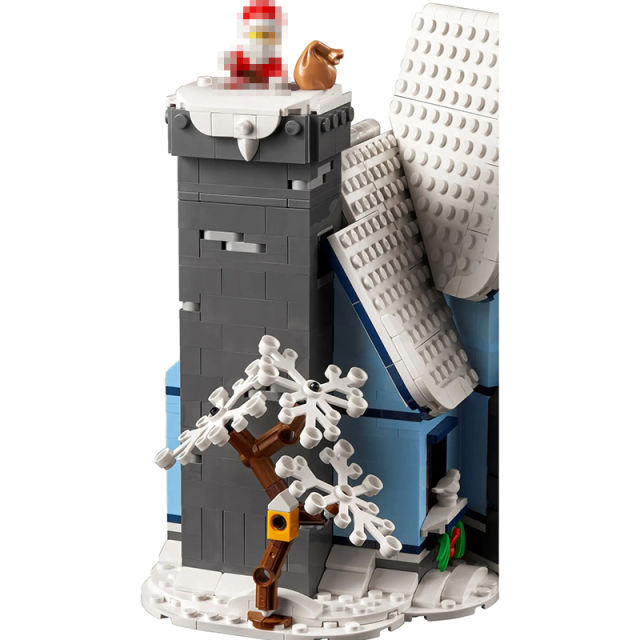 Custom T88088 Santa's Visit Winter Village Christmas Gift 10293 Building Block Brick Toy 1445PCS   From China
