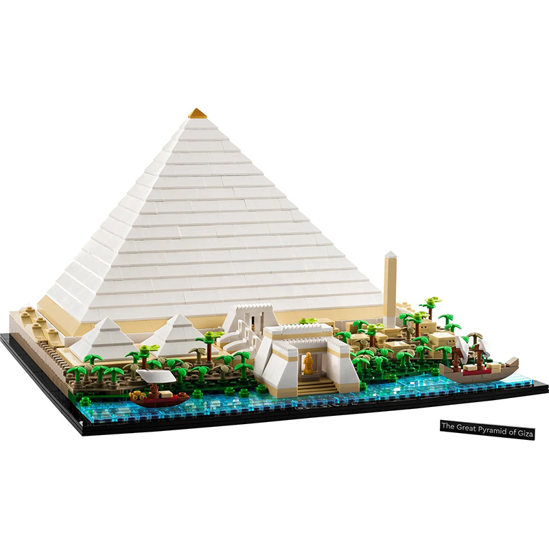 KING 6111 The Great Pyramid of Giza Creator Egypt 21058 Building Block Bricks Toy from China