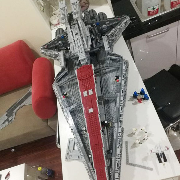 05077 Venator-class Republic Attack Cruiser Star Wars Building Blocks 612 ±pcs From China MOC-0694
