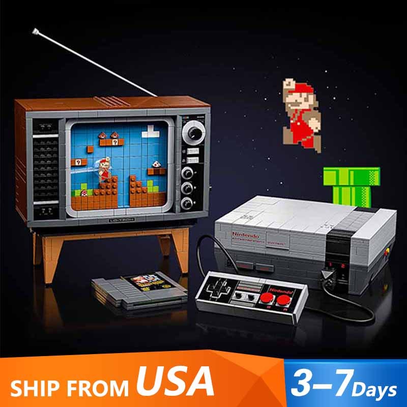 JOKER 71301 / 123-3 Super Mario NInten do Entertainment System 71374  Building Blocks Bricks 2998PCS  from USA 3-7 Days Delivery