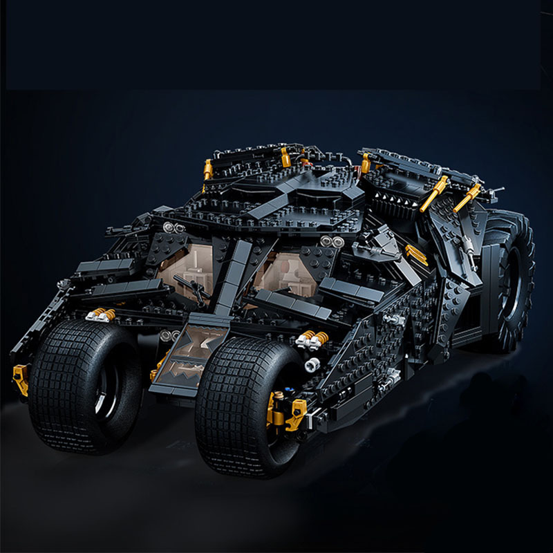 Custom 83663 Batmobile Tumbler Batman DC 76240 Building Block Bricks Toy 2049±PCS from China