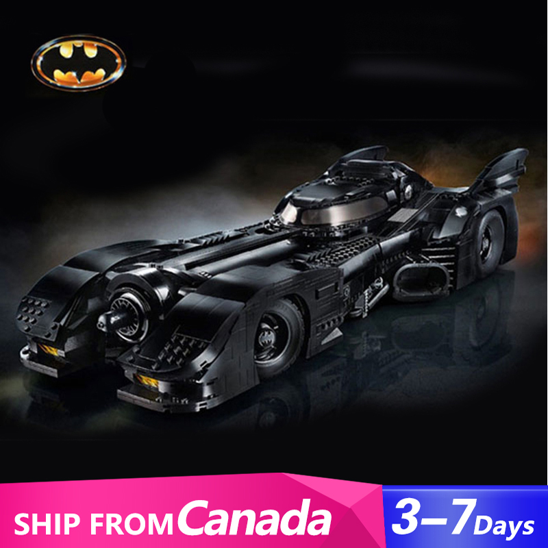 [Pre-order by Oct 22-25] LEJI 6229 Batman 1989 Batmobile Model Building Blocks 3306pcs Bricks Toys 76139 From Canada 3-7 Days Delivery