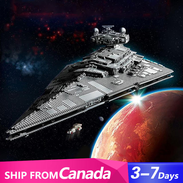 [Pre-order by Oct 22-25] Custom 99013 / 88602 /  KING 81098 Imperial Star Destroyer Star Wars Movie 5278pcs 75252 from Canada 3-7 Days Delivery