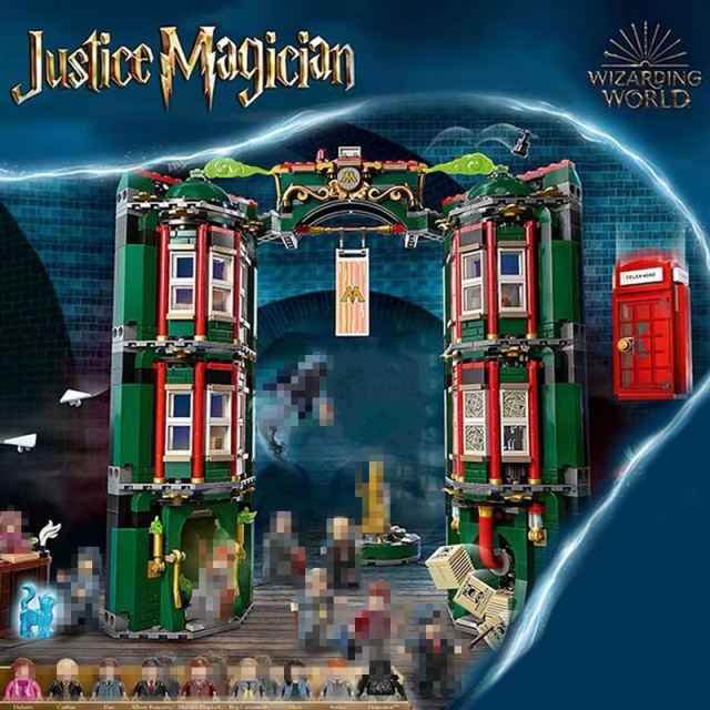 Custom 6403 The Ministry of Magic Hogwarts Harry Potter 76403 Building Block Brick Toy DIY 990±pcs from China