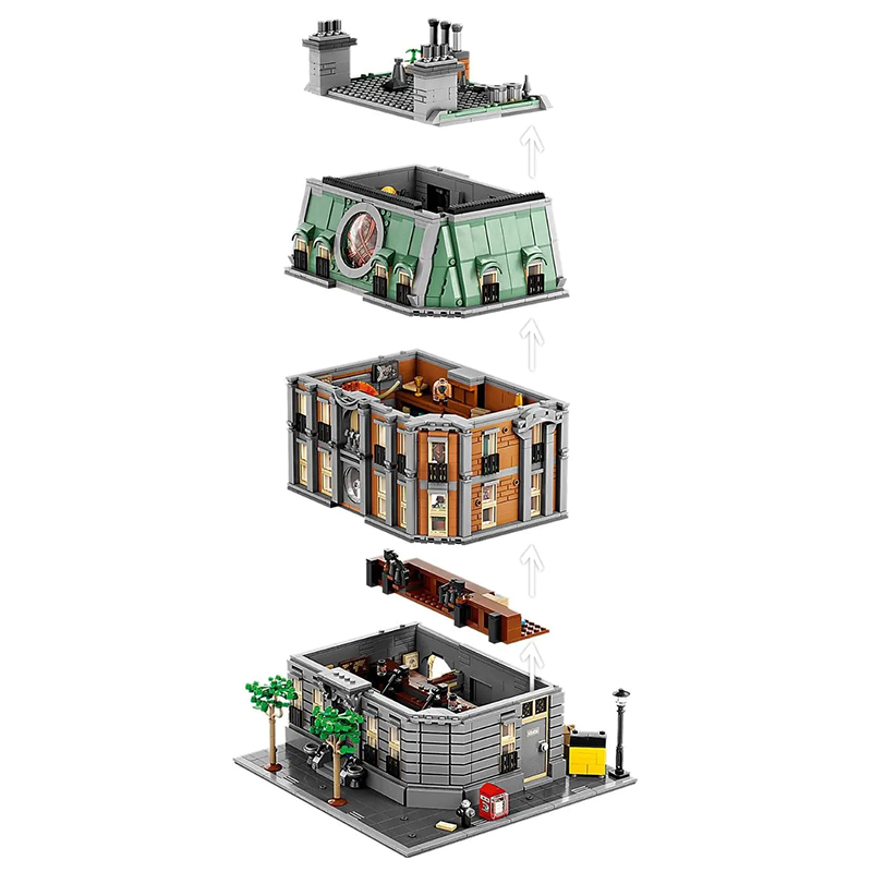 Custom 62900 Doctor Strange Sanctum Sanctorum Marvel Movie 76218 Building Block Brick Toy