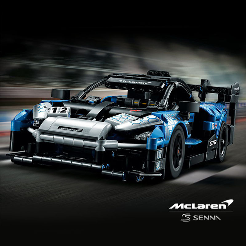 Custom 40030 McLaren Senna GTR Technic Car Vehicle 42123 Building Block Brick 830±pcs from China