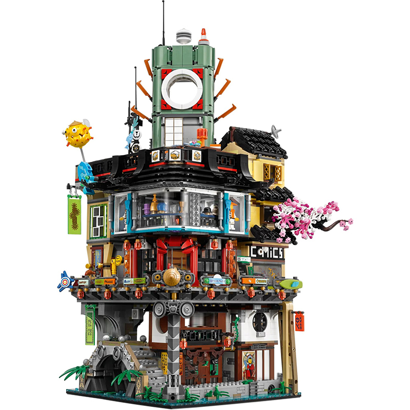 IN-STOCK Custom 65666 Ninja Series City Building Blocks 4953pcs Bricks Toys 70620 Model from USA 3-7 Days Delivery