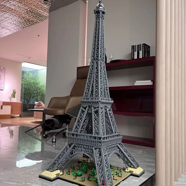 {Pre-order by 25th Dec} Custom 10001 Creator Expert Eiffel Tower Buildings 10307 Building Block Brick Toy 10001±PCS from China Delivery.