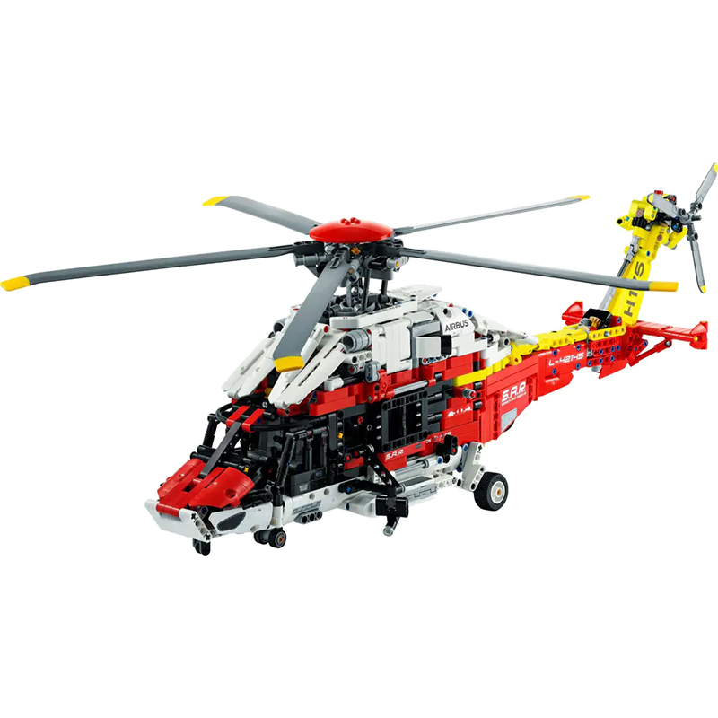 Custom 74666 Motorized Airbus H175 Rescue Helicopter Technic 42145 Building Block Brick 2001±pcs Toy from China