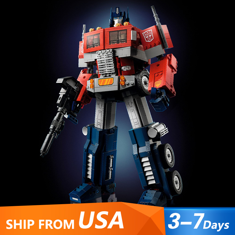 [In-stock ] KING 10203 Optimus Prime Robot 10302 Building Block 1508±PCS Bricks Toy From USA 3-7 Day Delivery.