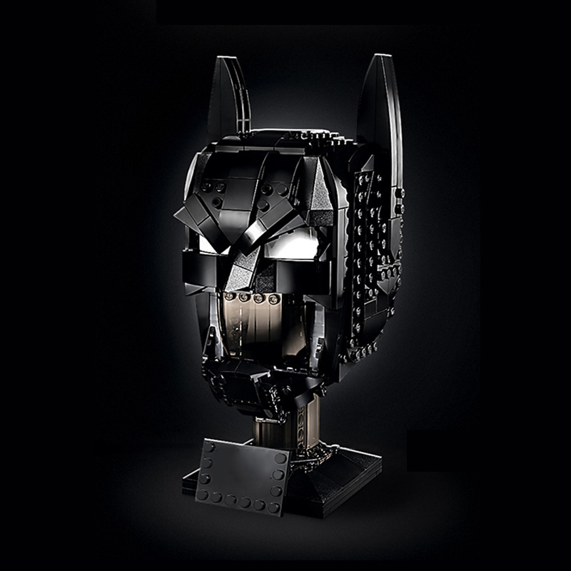 Custom 77182 Batman Cowl DC Super Heroes 29±pcs 76182 Building Block Brick Toy from China