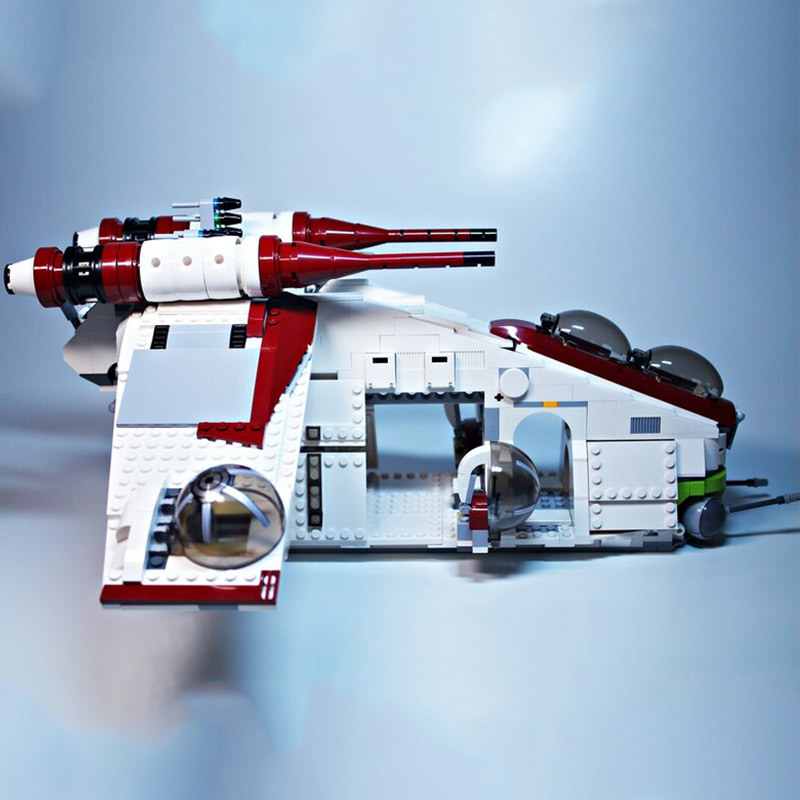 KING 19041 / 50002 / X19046 Republic Gunship 75021 Building Blocks Bricks 1175pcs From China