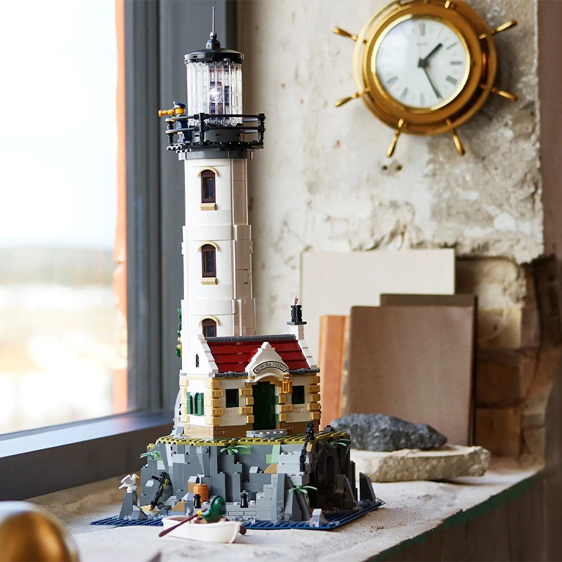 JIESTAR 92882 Motorised Lighthouse Ideas 21335 Building Block Brick 2065±pcs From Europe Delivery.