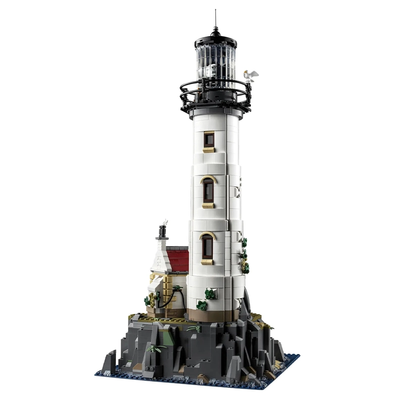 JIESTAR 92882 Motorised Lighthouse Ideas 21335 with Light Brick and Motor Building Block Brick 2065±pcs From Europe Delivery.