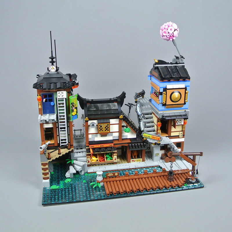 10941 NINJAGO City Docks Ninjago Movie 70657 Building Block Bricks 3553±pcs From China