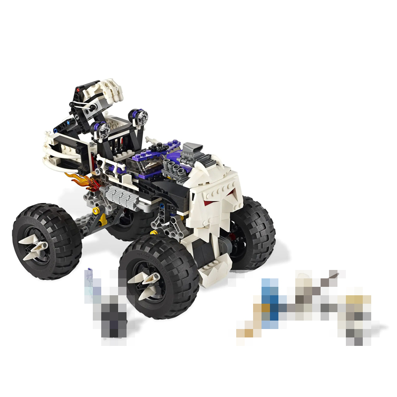 Custom Ninjago Skull Truck Building Block 2506 Brick 515±pcs from China Delivery.