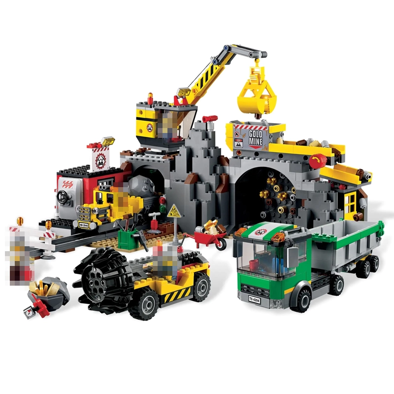 Custom The City Mine Toys Building Block 4204 Brick 748±pcs from China Delivery.