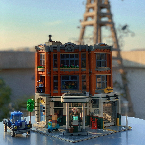 SX6012/Custom 15042 Modular Buildings Corner Garage Creator 2569±pcs Building Block Brick 10264 from USA 3-7 Dat Delivery