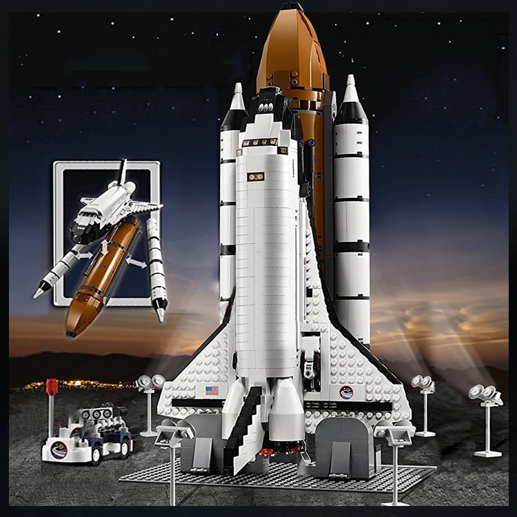 Custom X19069 Expert Out of Print Space Shuttle Expedition Model 10231 Building Kits Set Blocks 1230Pcs Bricks From China