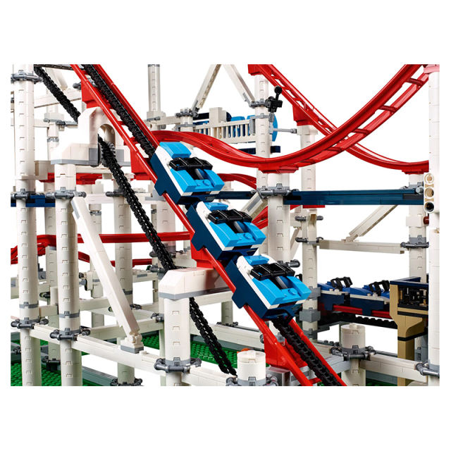 Custom 2525 / 99011 / 30261 The Roller Coaster 10261 Optional PF Building Blocks Bricks Toys from China