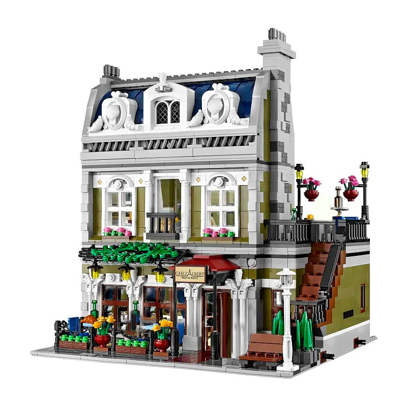 LEJI 99005 A19086 Modular Buildings Parisian Restaurant Creator Building Blocks 2469pcs Bricks Toys From China 10243.